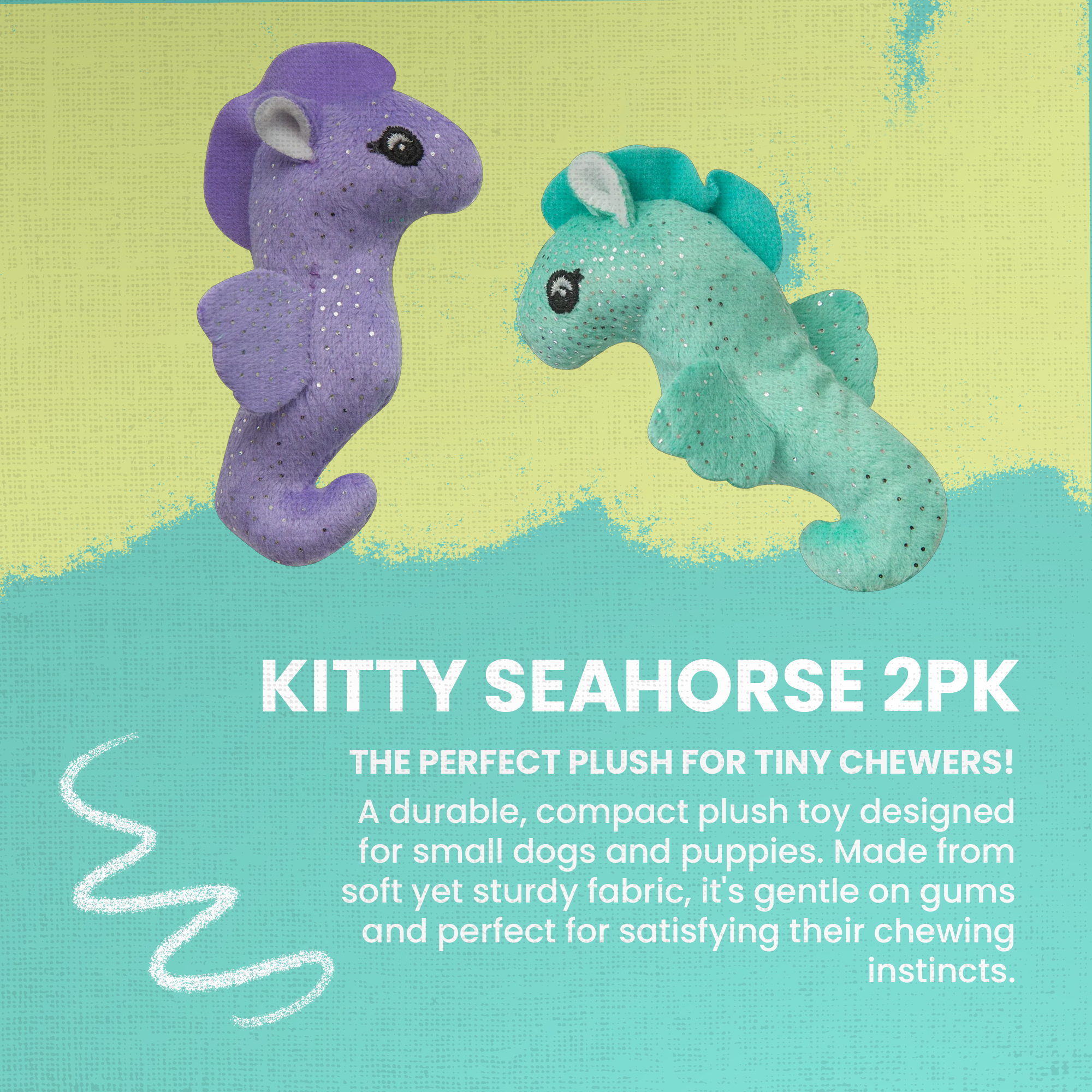 Kitty Seahorse 2pk with Catnip