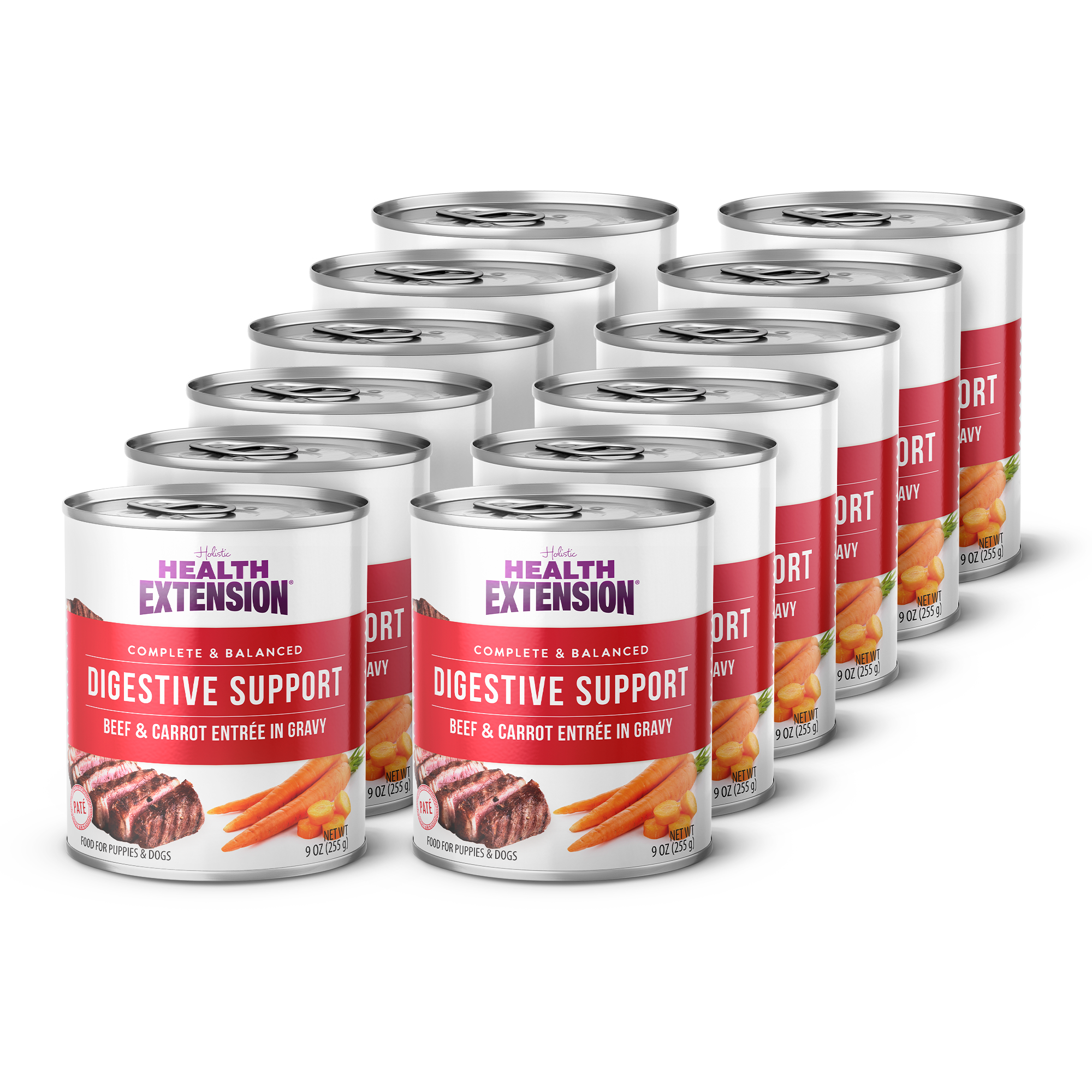 Digestive Support, Beef & Carrot Entrée in Gravy 9oz