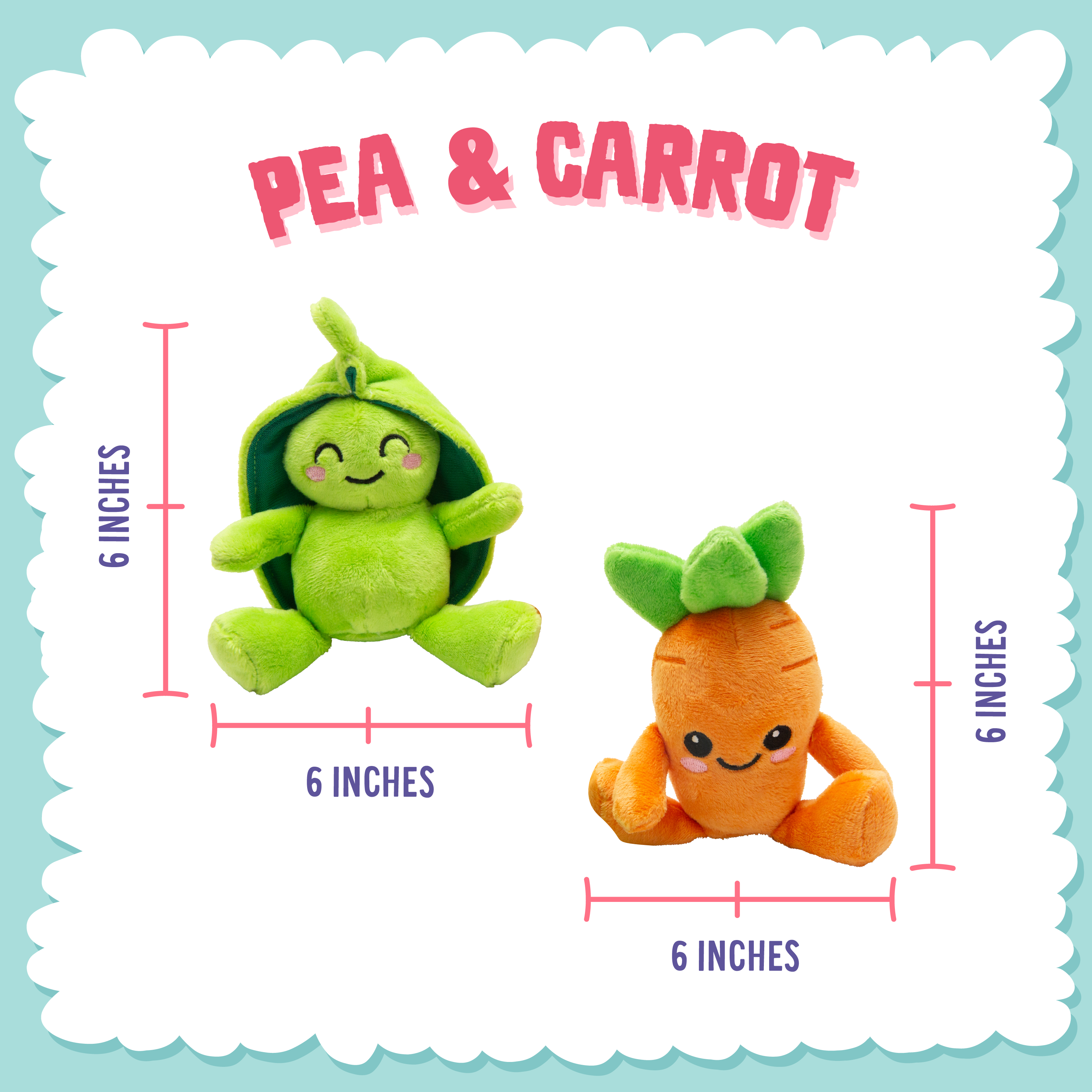 Pea and Carrot 2pk