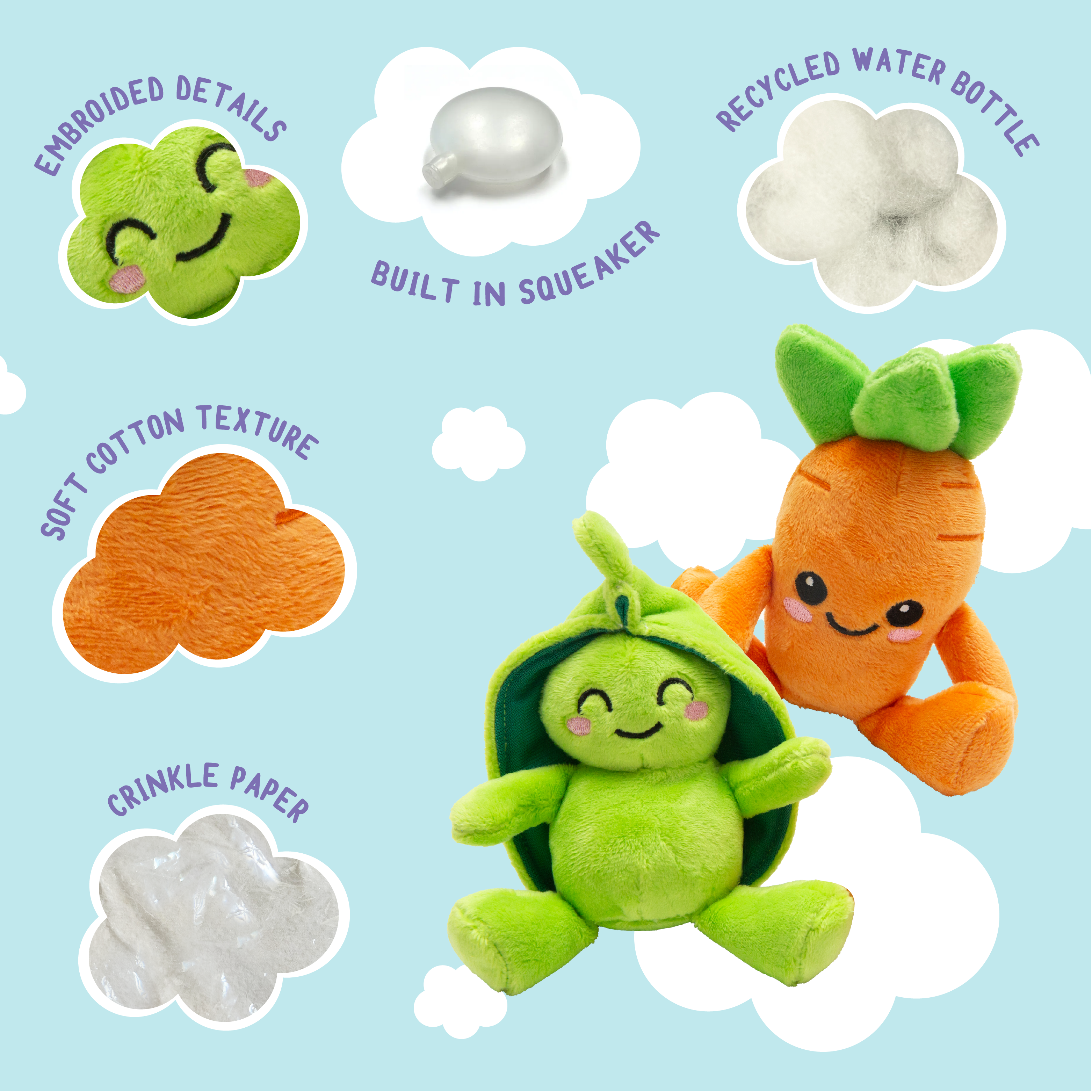 Pea and Carrot 2pk