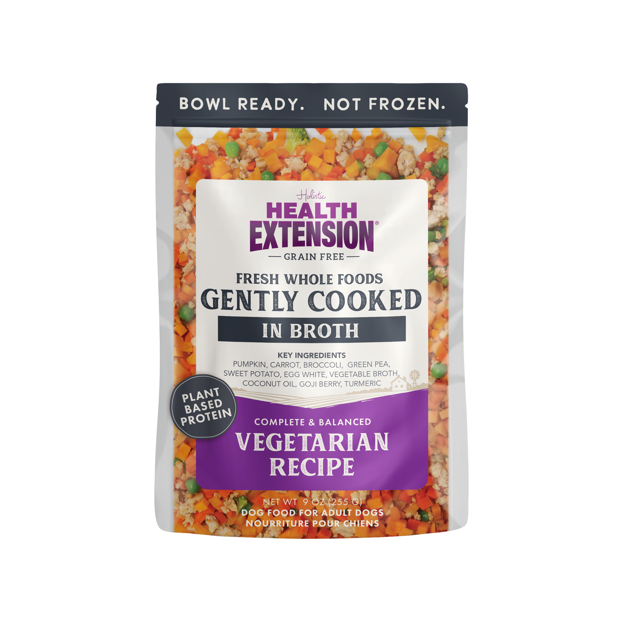 Gently Cooked Vegetarian 9oz front of pouch