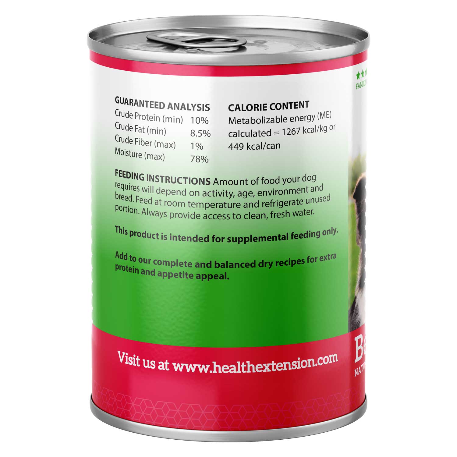 Health Extension Grain Free 95 Beef Canned Dog Food