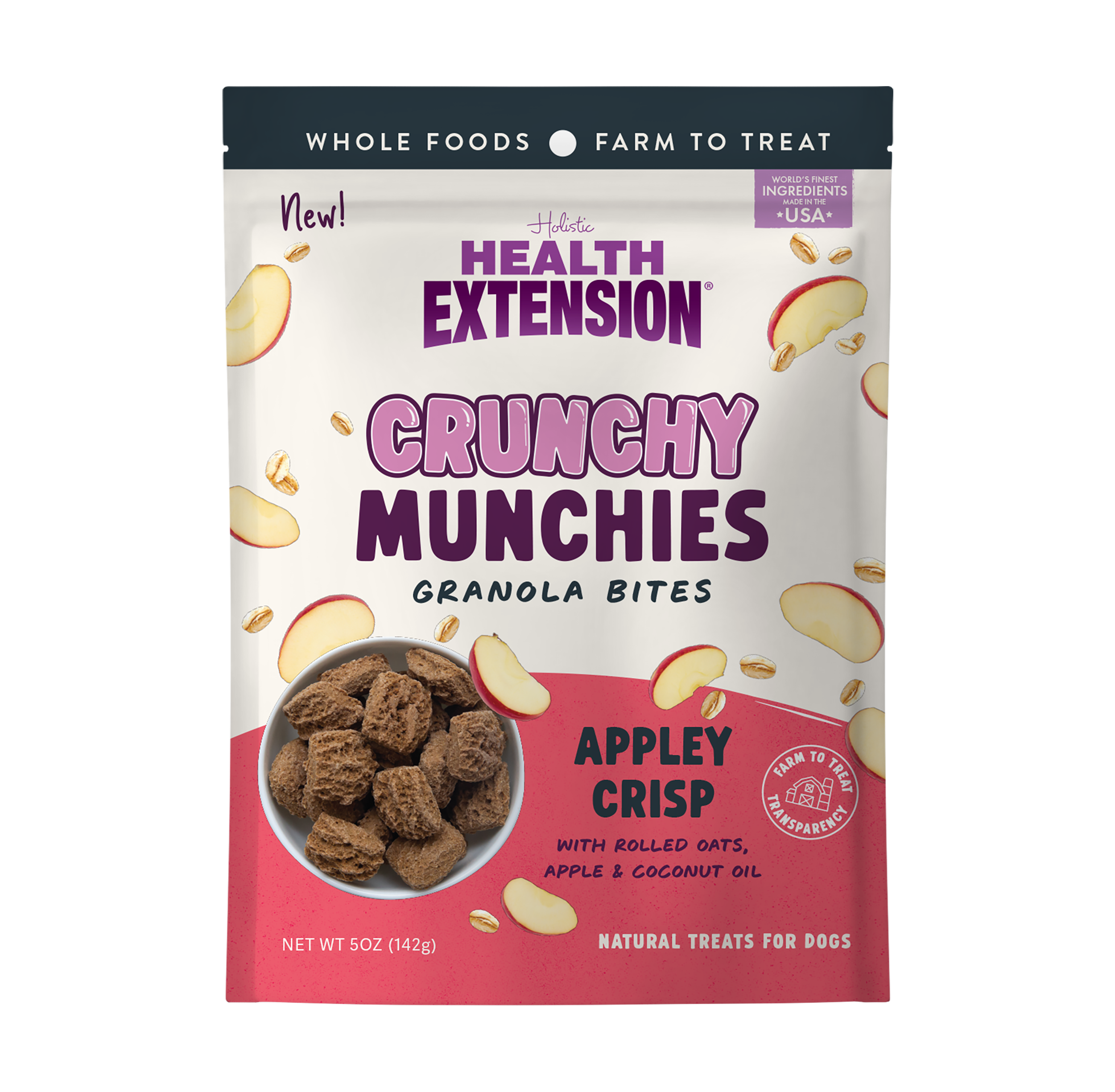 Crunchy Munchies Appley Crisp front of bag image