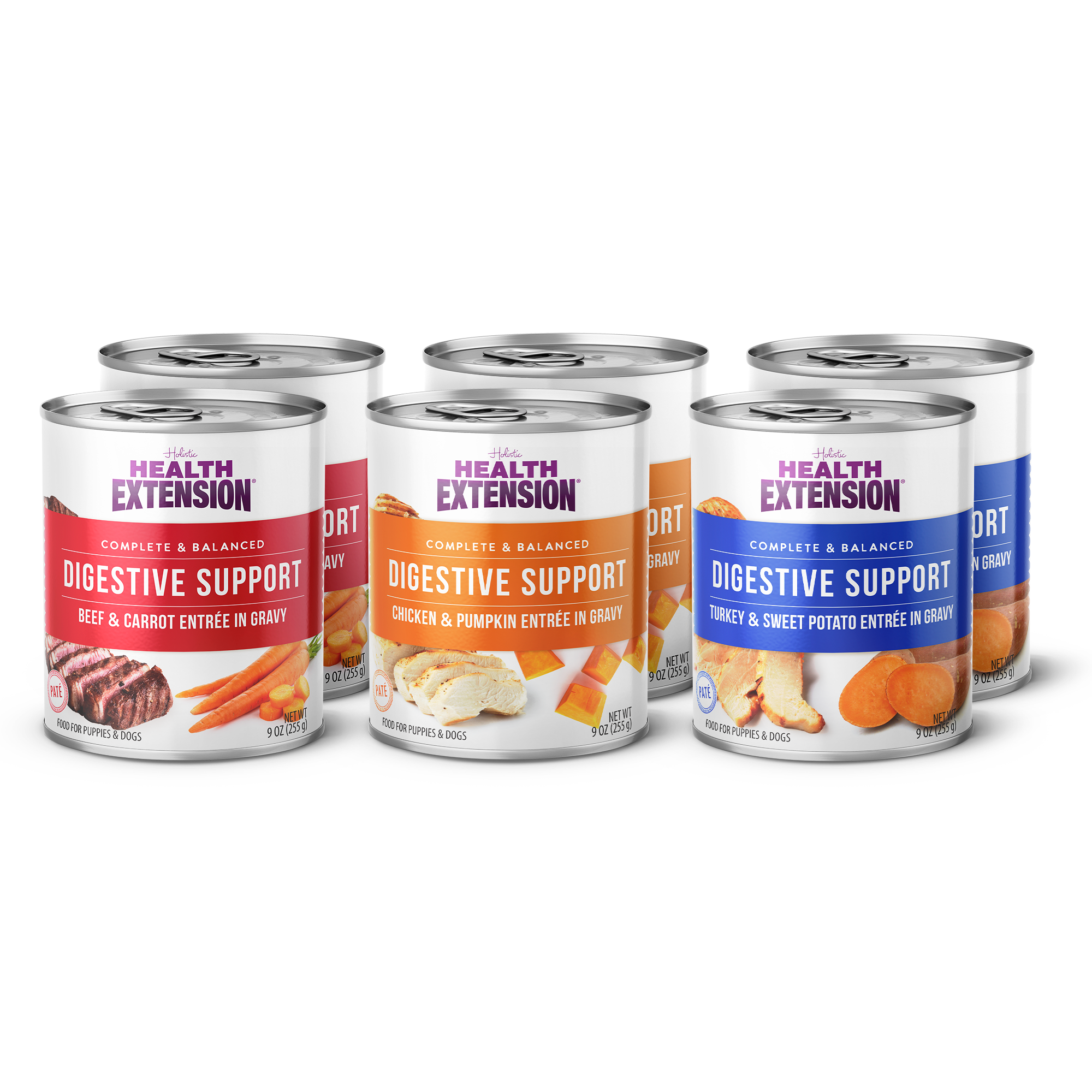 Digestive Support Variety Pack: Chicken, Beef & Turkey